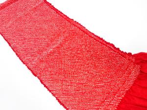 正絹　振袖用　絞り　帯揚げ